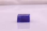 13-15gr 1pcs Recrystallized Blue Garnet Opaque (YAG) Cube Lab Created Rough