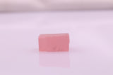 13-14gr 1pcs Recrystallized Pink Garnet (YAG) Cube Lab Created Faceting Rough