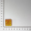 9.6gr Non-Resin Orange Jelly Opal with Green Fire Lab Created Rough Stone