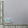 8.2gr Non-Resin White Jelly Opal with Green Fire Lab Created Rough Stone