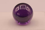 85.6gr Purple Crystal Sphere 30 mm Cubic Zirconia Ball Lab Created Loose Stone