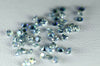 2.4ct 50pcs Round 2mm Calibrated Blue Rutile Diamond Cut Lab Created Loose Stone