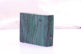 105.48gr Composite Banded Malachite Lab Created Faceting Rough Stone