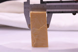 44.76gr Composite Banded Creamy White Color Lab Created Faceting Rough Stone
