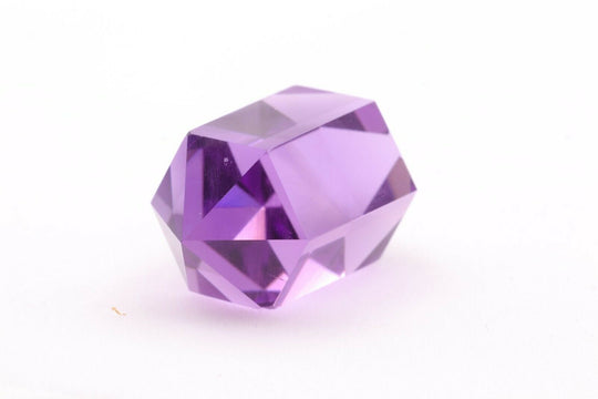 24.5-27.5ct 1pcs Purple Amethyst (Quartz) Crystal 21x12 mm Lab Created Stone