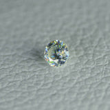 1.4ct 30pc Round 2mm Calibrated White Rutile Diamond Cut Lab Created Loose Stone