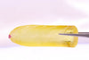 30.9-31.8gr 1pc Yellow Topaz Color Sapphire Lab Created Faceting Rough