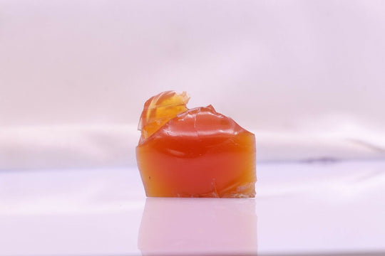 11.94gr Composite Clear Amber Lab Created Faceting Rough Stone