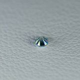 2.4ct 50pcs Round 2mm Calibrated Blue Rutile Diamond Cut Lab Created Loose Stone