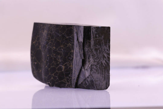 119.54gr Composite Black with Golden Web Lab Created Faceting Rough Stone