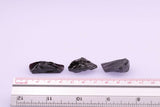 37.3gr 3pcs Recrystallized Purple Garnet (YAG) Lab Created Faceting Rough