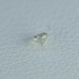 1.4ct 30pc Round 2mm Calibrated White Rutile Diamond Cut Lab Created Loose Stone