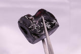 62.4gr Recrystallized Garnet (YAG) Red/Purple Lab Created Faceting Rough Stone