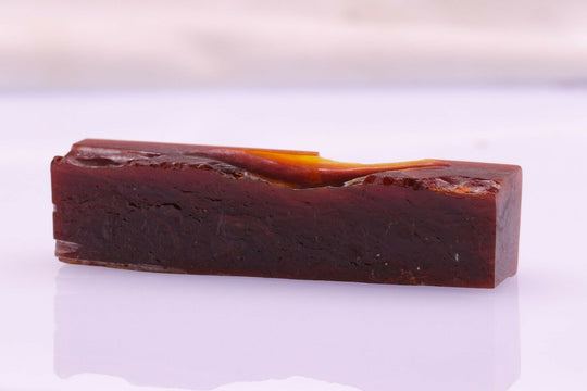 27.16gr Composite Mexican Agate Lab Created Faceting Rough Stone