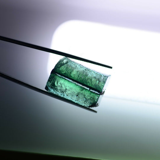 37.5ct Hydrothermal Beryl Green Aquamarine Collectible Crystal Lab Created Rough