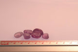 14.6gr Recrystallized Alexandrite Color Sapphire Lab Created Faceting Rough