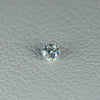 2.4ct 50pc Round 2mm Calibrated White Rutile Diamond Cut Lab Created Loose Stone